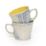 Lines and Pinch Teacup by Nina Berinstein
