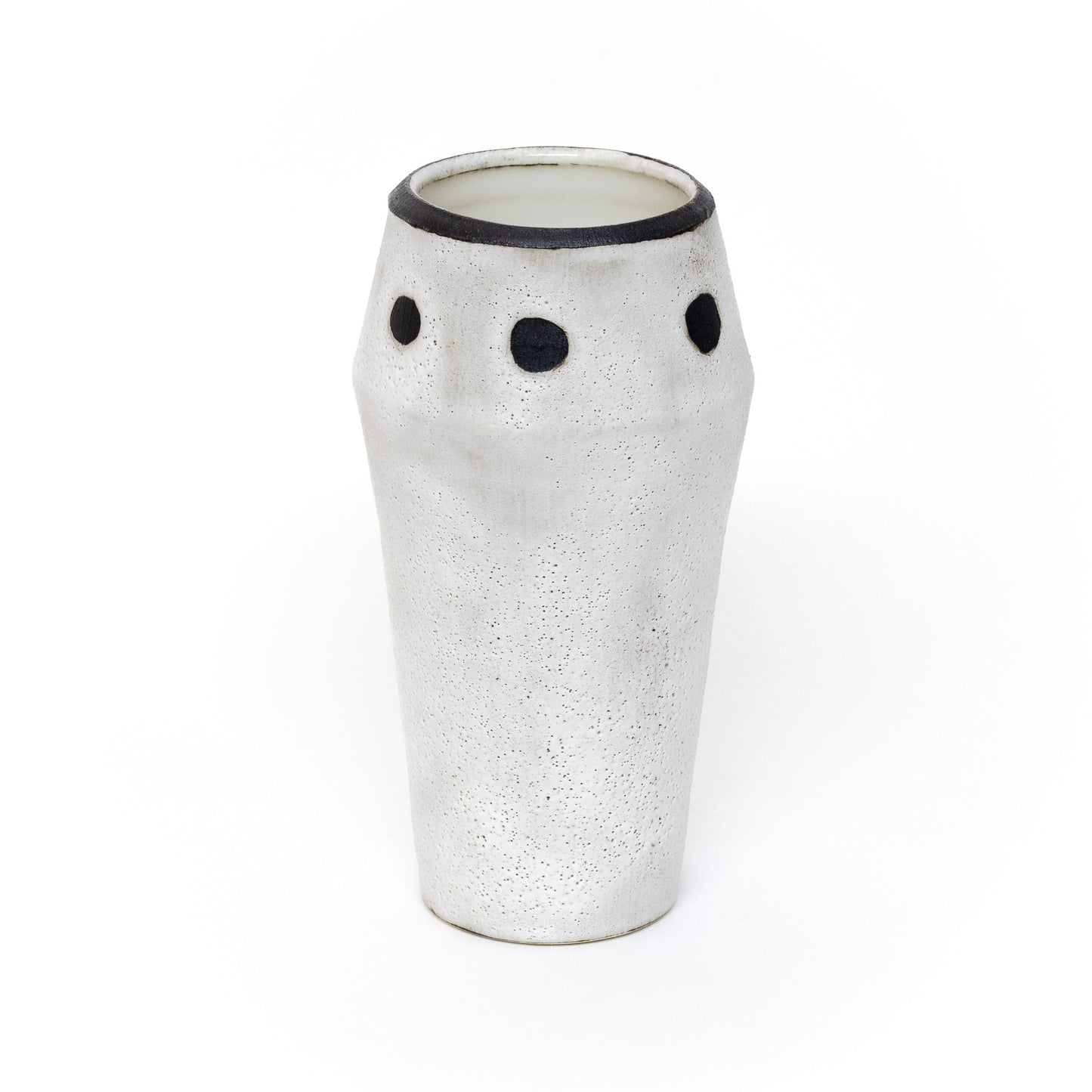 Black Dots Vase by Theresa Choi