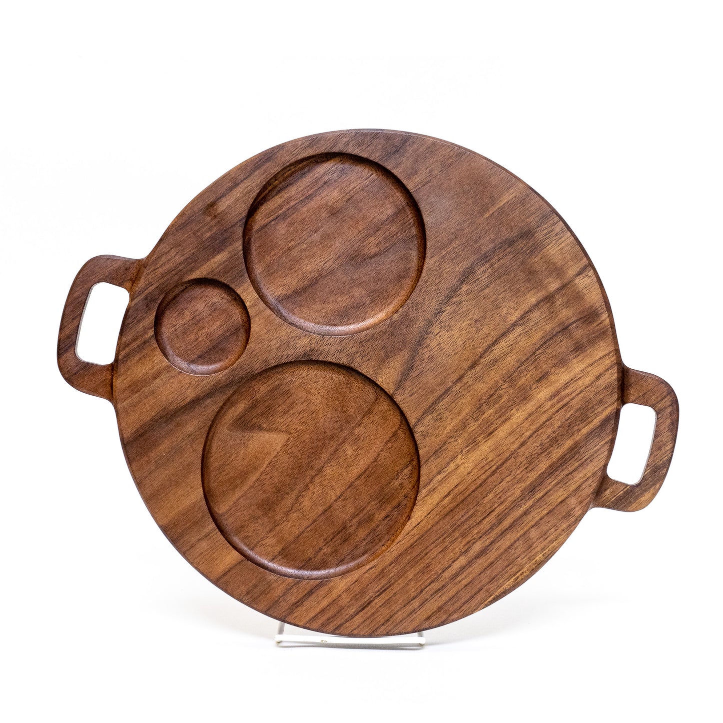 Circles Walnut Charcuterie Board by Ruby Pear Woodworks