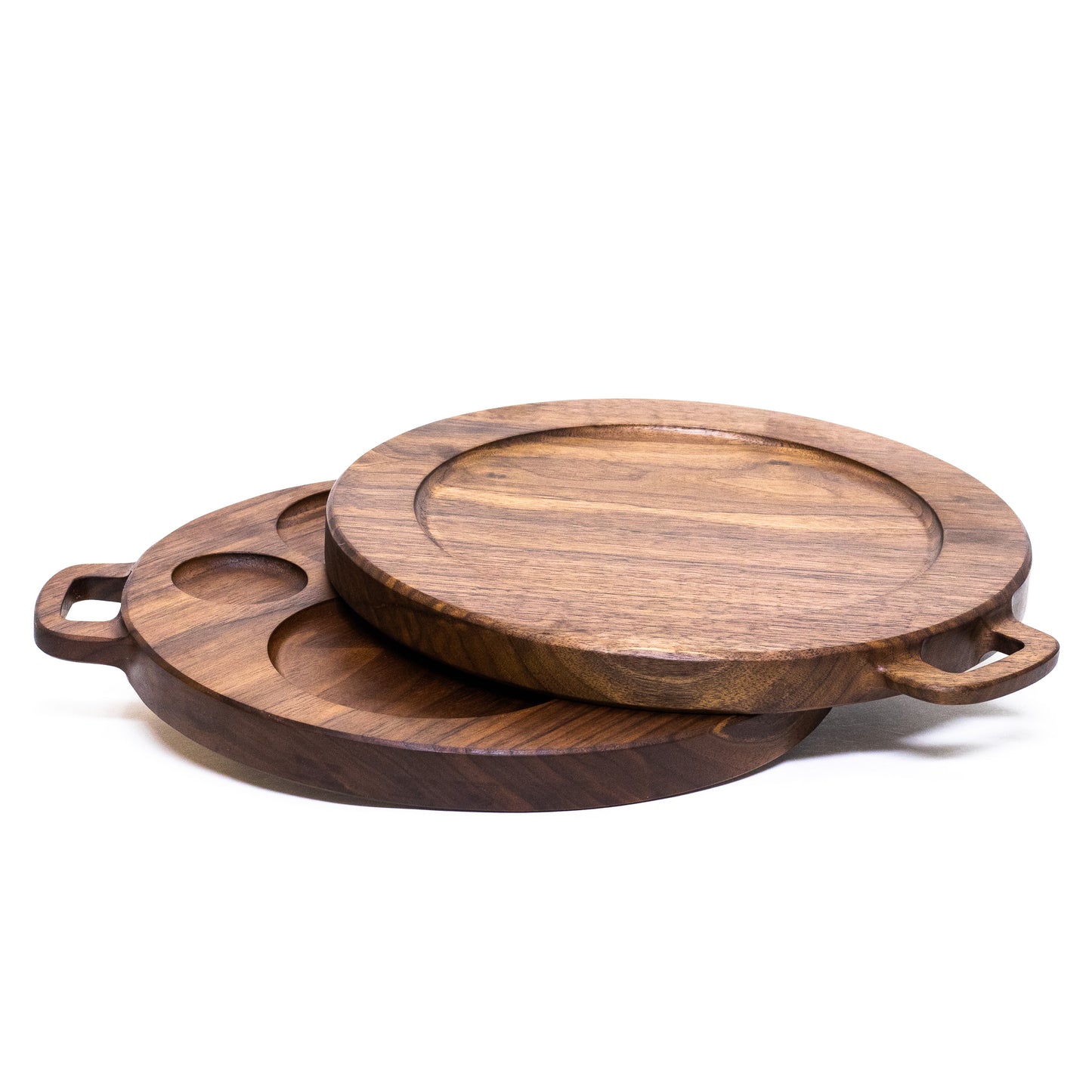 Circles Walnut Charcuterie Board by Ruby Pear Woodworks