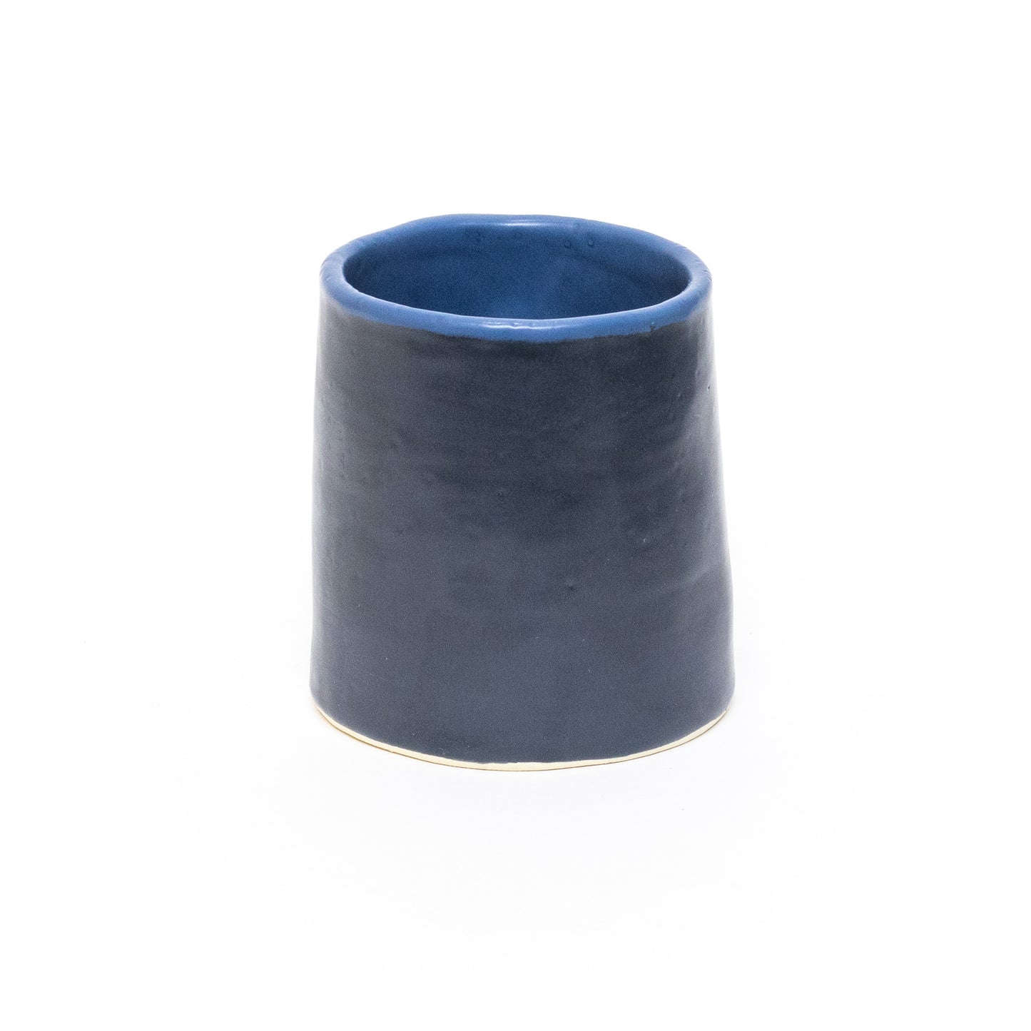 Charcoal and Blue Mug by Stacey Schultz