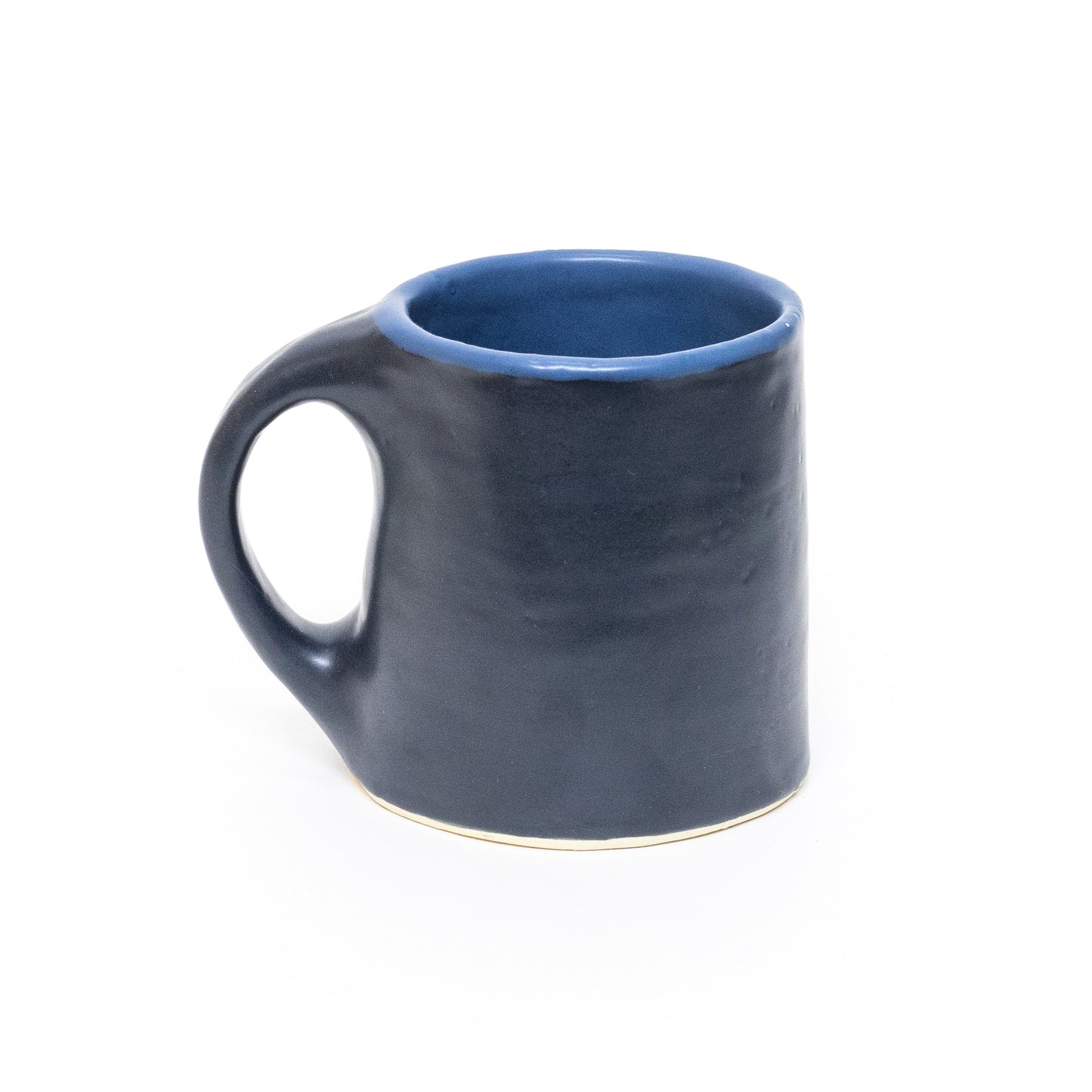Charcoal and Blue Mug by Stacey Schultz