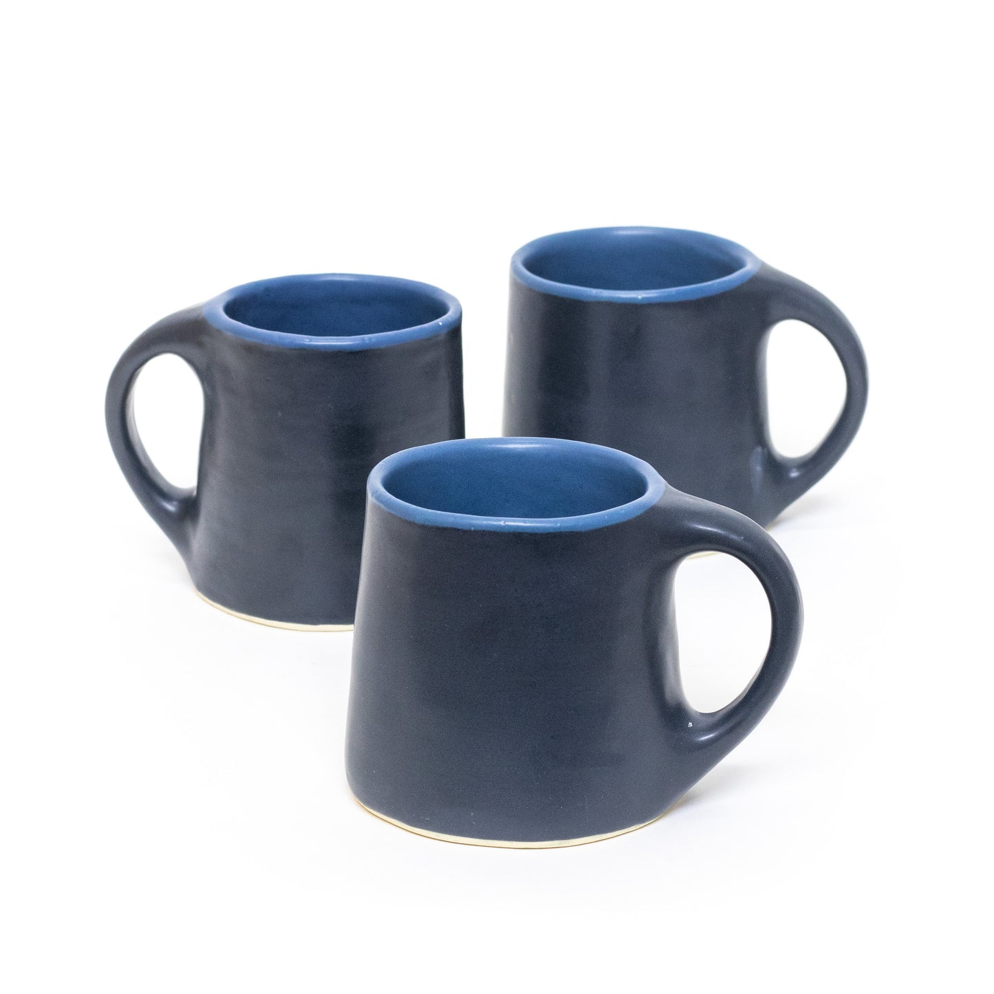 Charcoal and Blue Mug by Stacey Schultz
