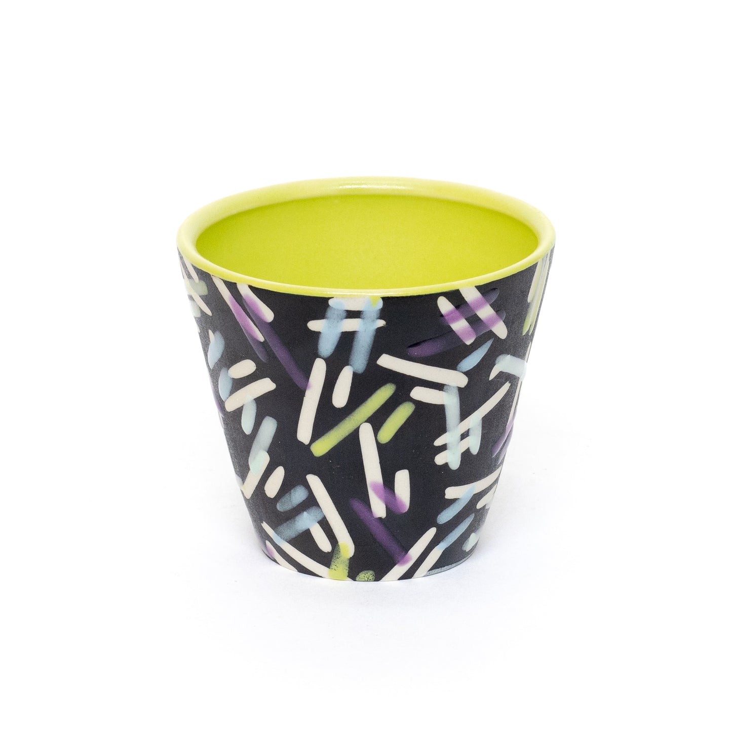 Off Register Arcade Pattern Cup by Adrienne Eliades