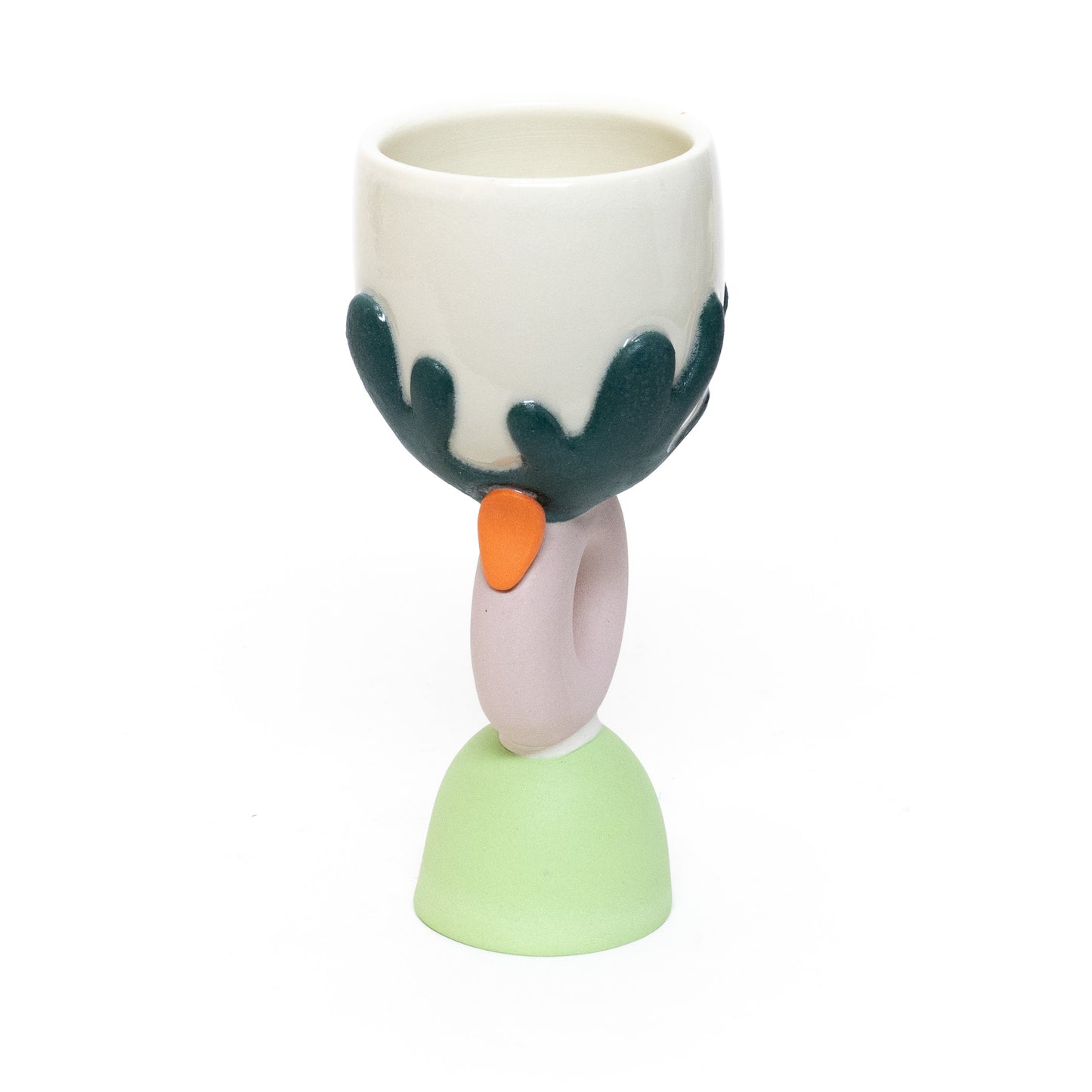 Purple Coral Goblet by Beanstalk Ceramics