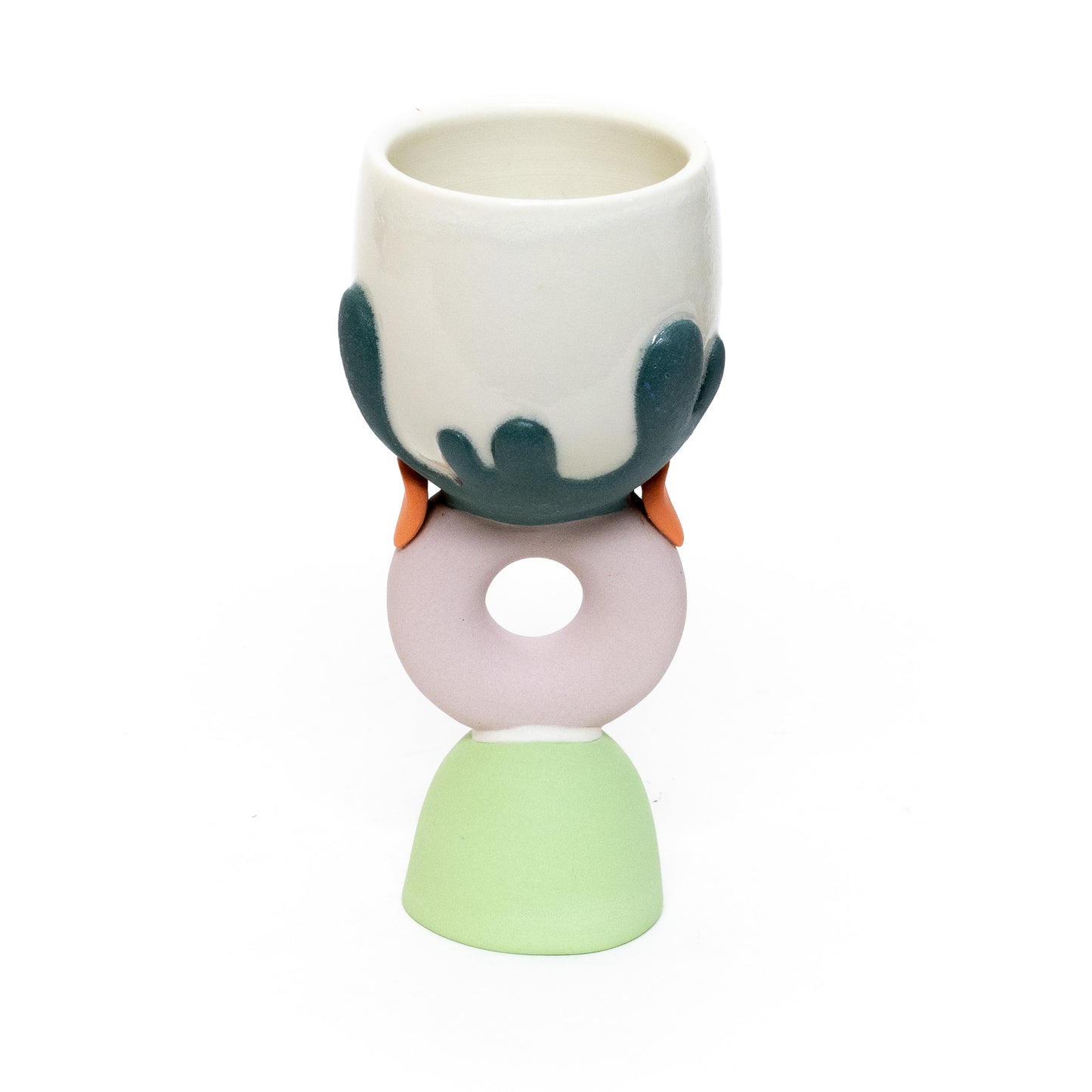 Purple Coral Goblet by Beanstalk Ceramics