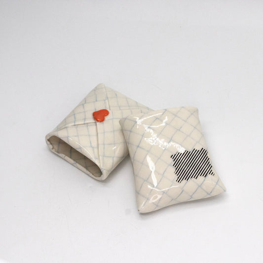 Love Letter Matchbox by Saori M Stoneware