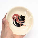 Tangled Cat Key Dish by Andrea Goldfein