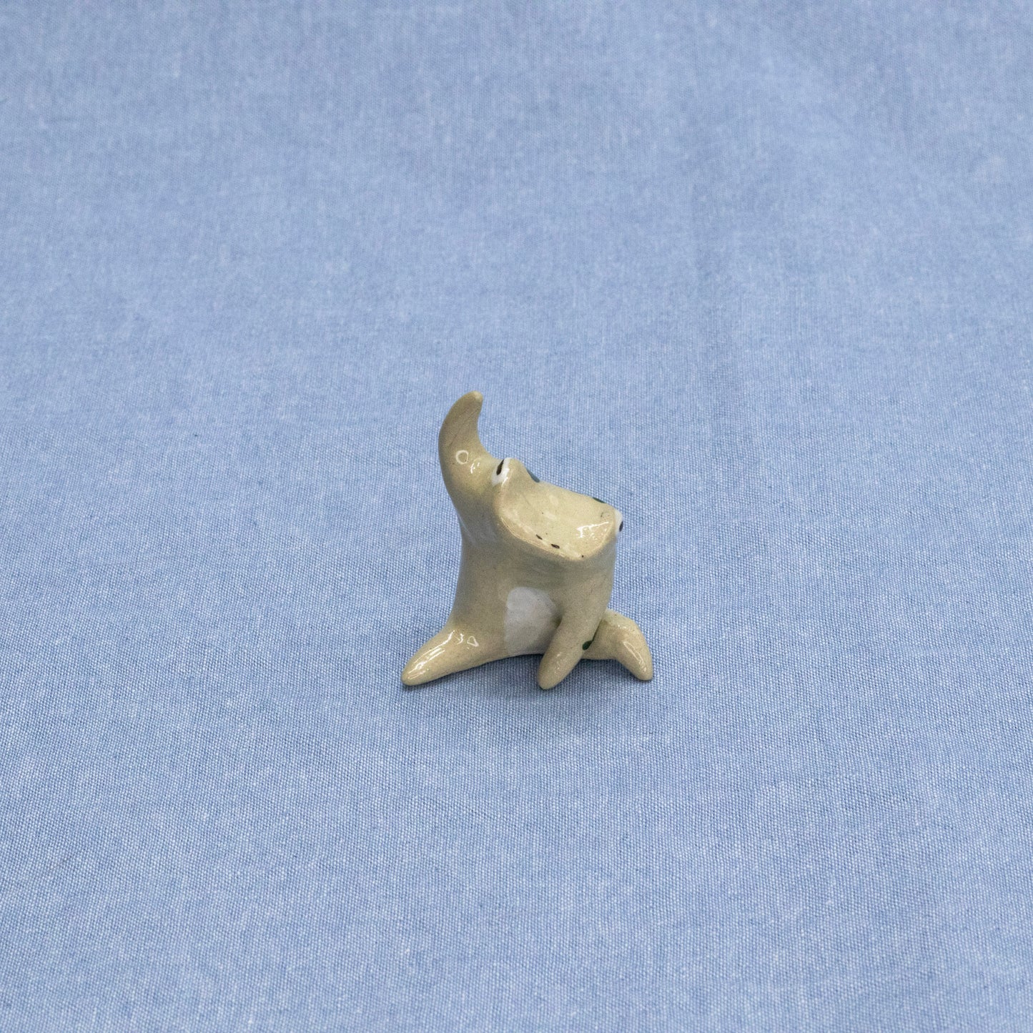Yoga Frog Figurines by Honeydew Moon Studio