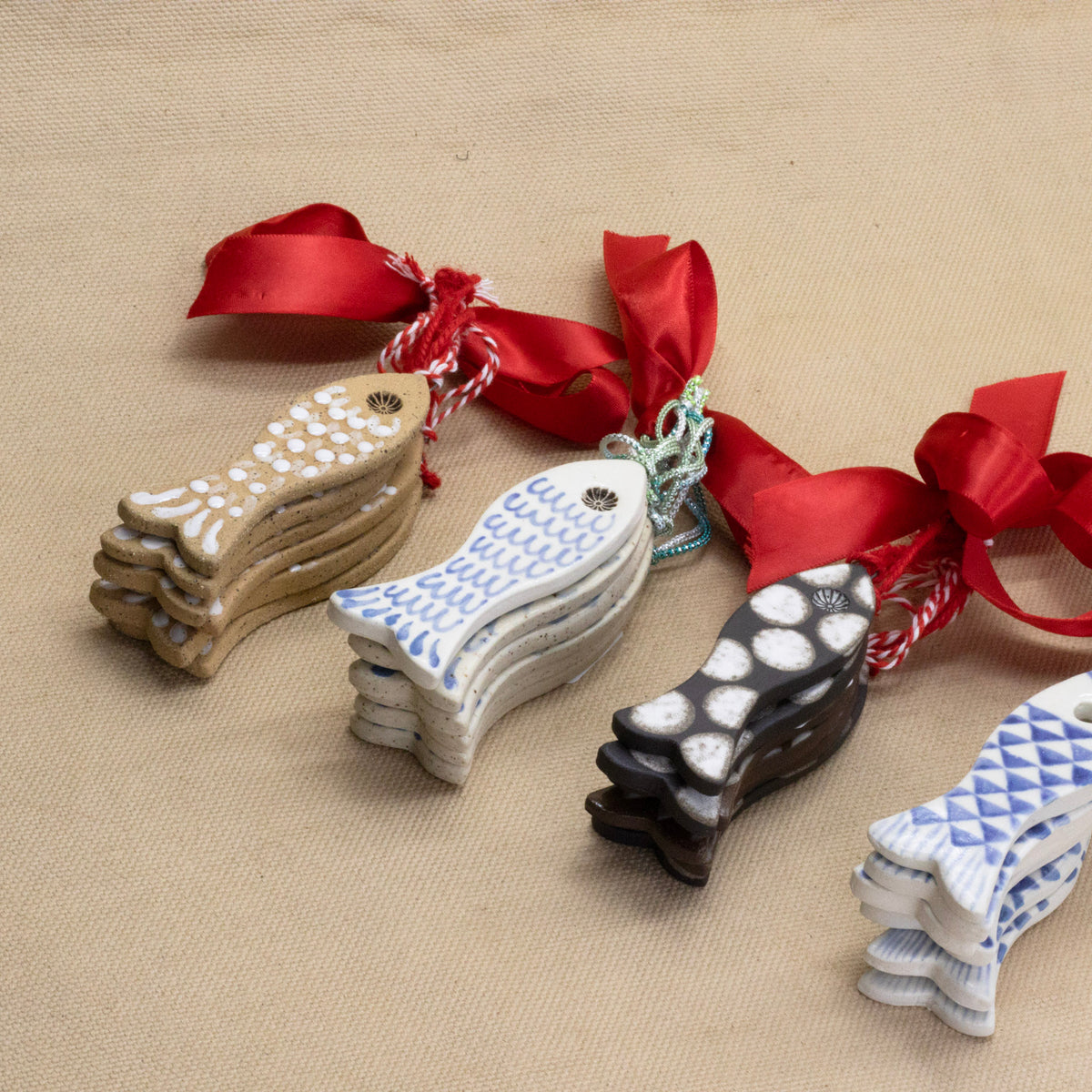 Fish Ornament Sets by Yuka Nakano