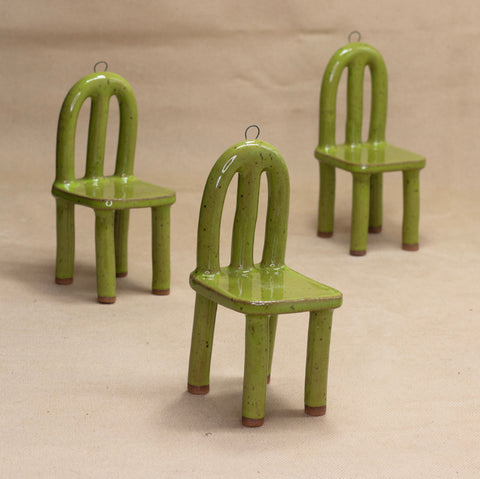 Green Trinket Chair by Lauren Semet