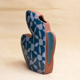 Blue Formica Vase by Taylor Mezo