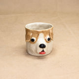 Slightly More Than Little Pup Cups (Hound) by Good Dog Ceramics