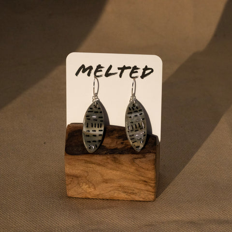 Single Drop Earrings #4 by Melted Porcelain