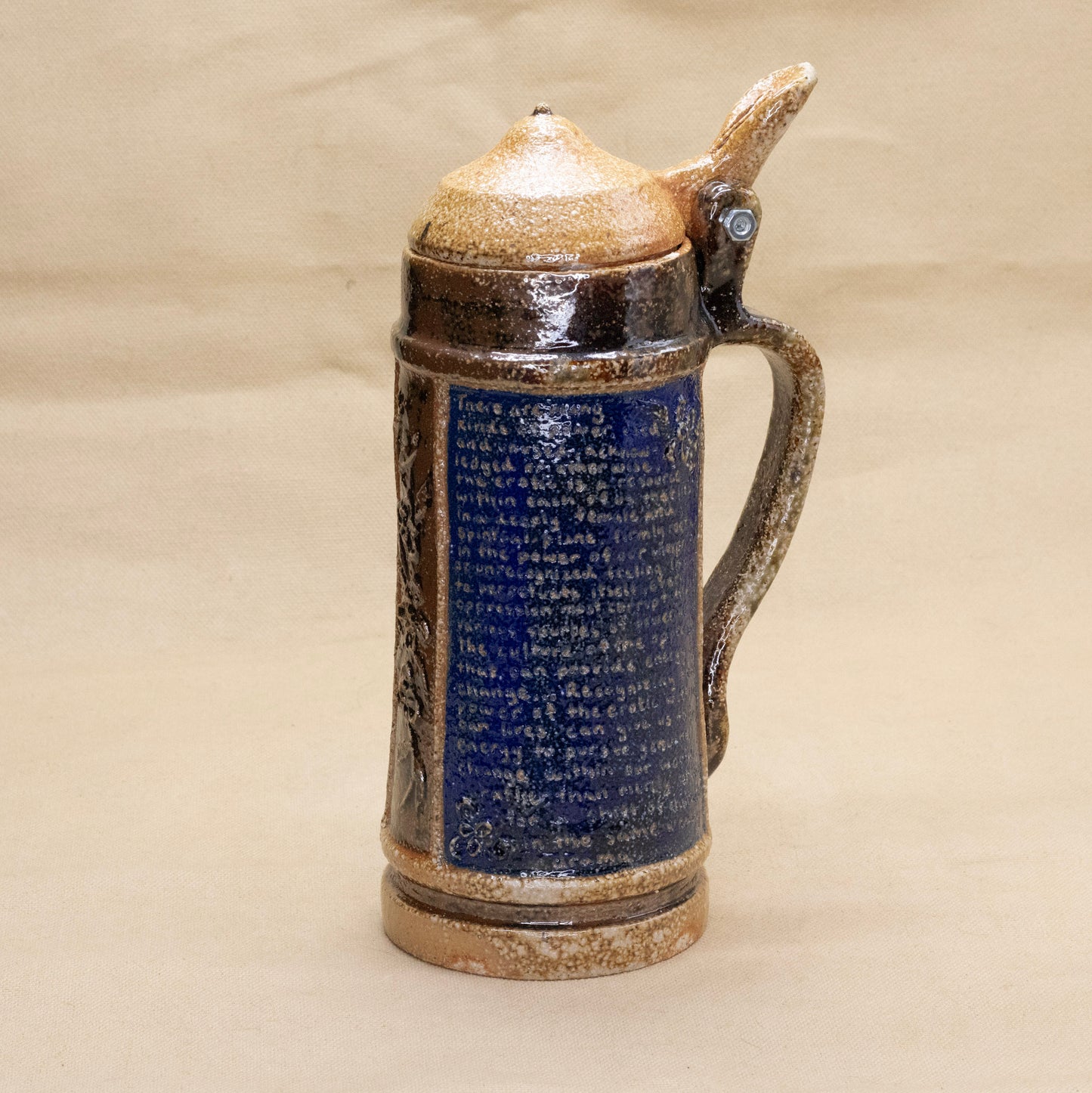 Audre Lorde Stein (with lid and hinge) by Olivia Ruth