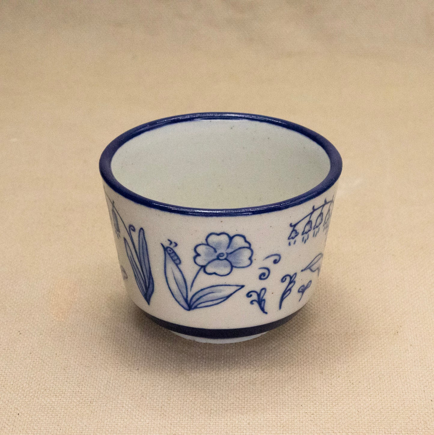 Floral Teacup by Caterpillar Clay