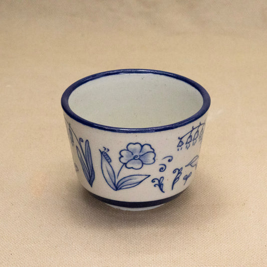 Floral Teacup by Caterpillar Clay