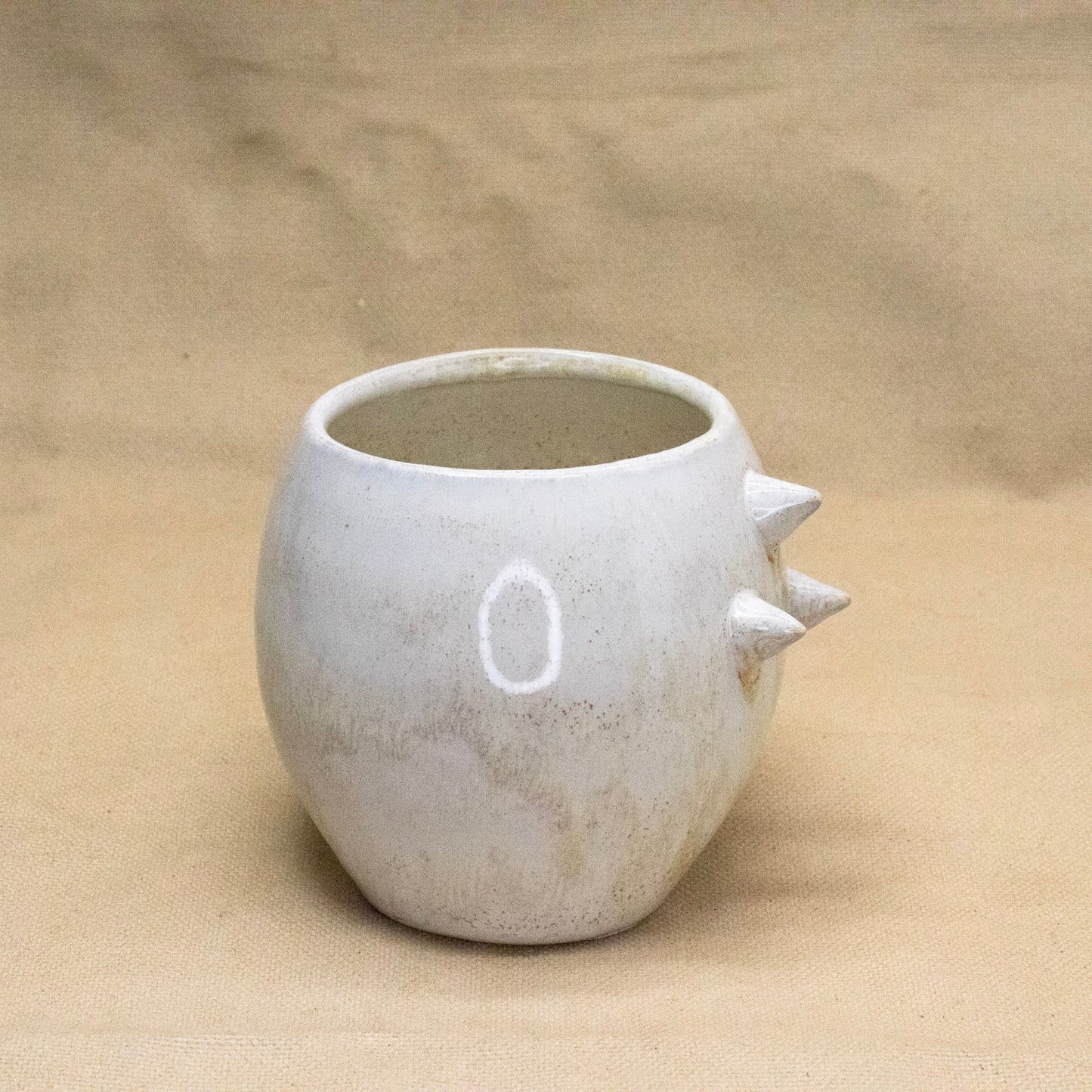 Silk White Spike Vase by Hunny Spyke