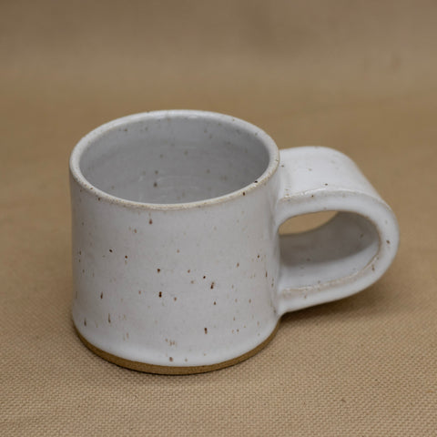 Small White Soft Handle Mug
