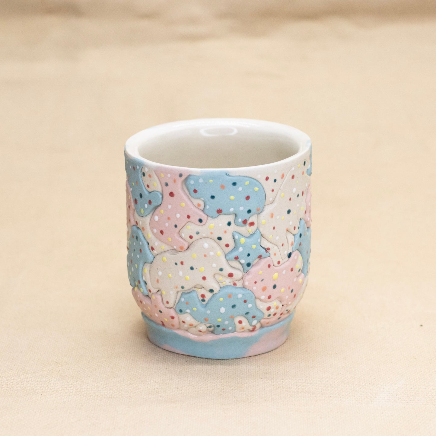Trans Pride Circus Animal Mug by Amber Frances