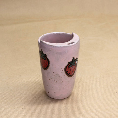 Strawberry Adult Sippy Cup by The Introverted Potter