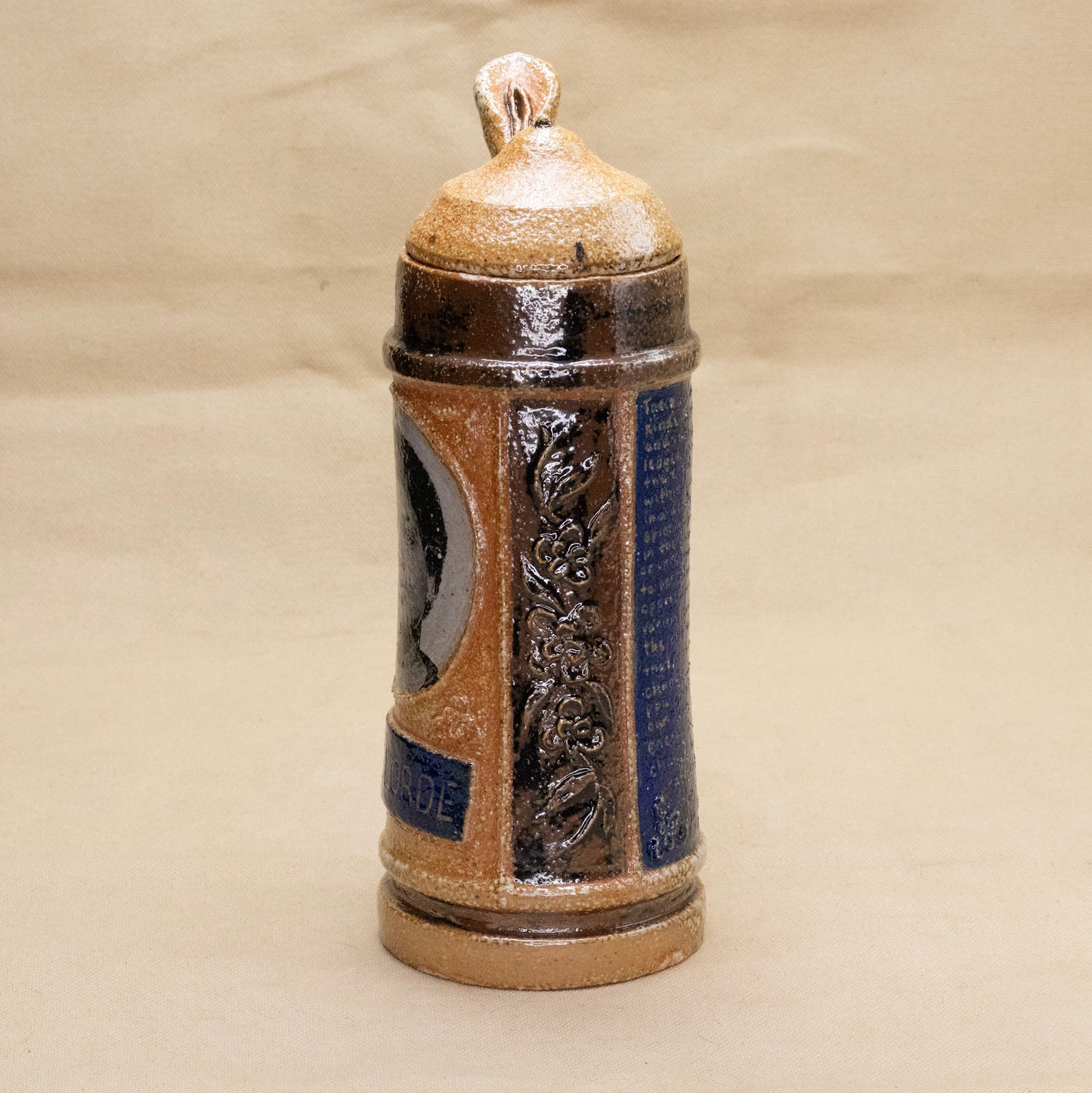Audre Lorde Stein (with lid and hinge) by Olivia Ruth