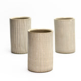 Ridged Tumblers by Sarah Steininger Leroux