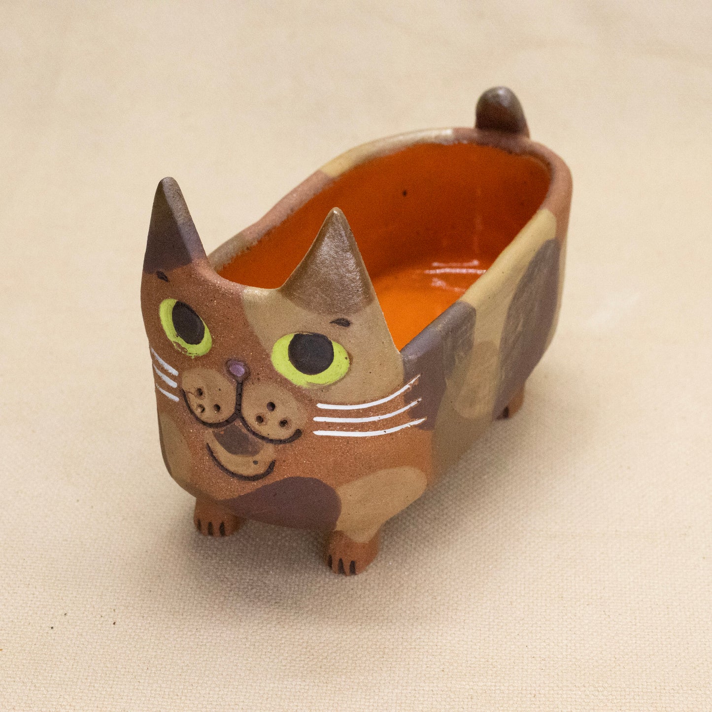 Long Cat Bowls by Yuka Nakano