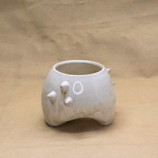 Silk White Spike Vase by Hunny Spyke