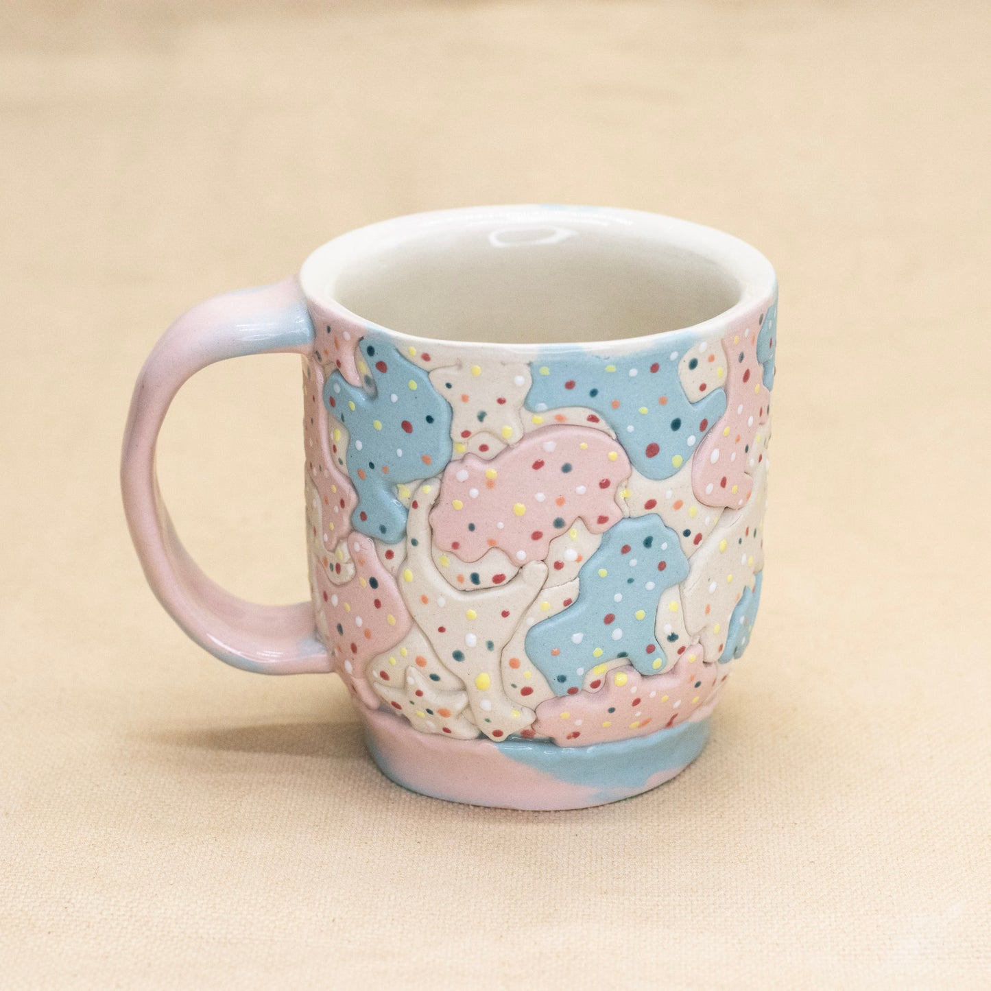Trans Pride Circus Animal Mug by Amber Frances