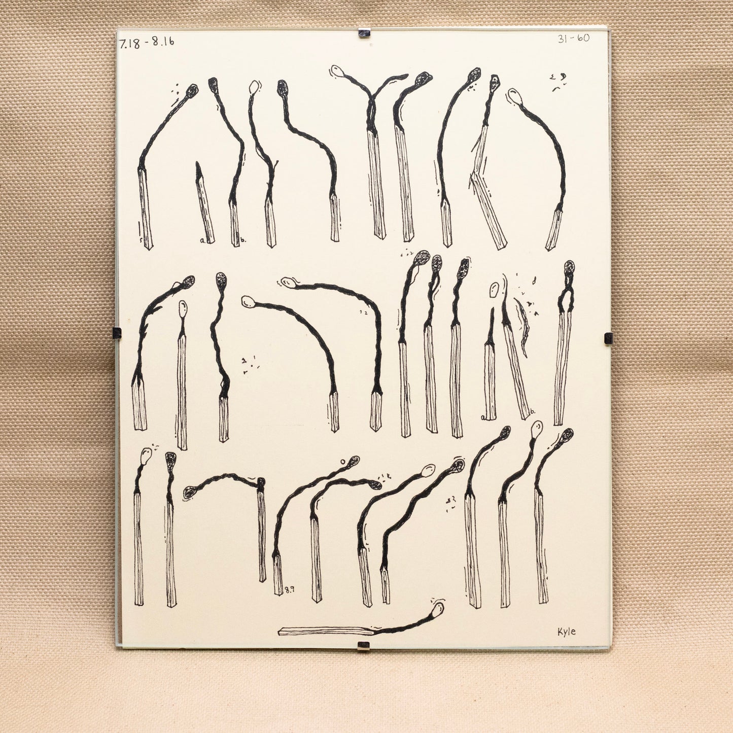 Framed Match Print (31-60) by Kyle Jordan