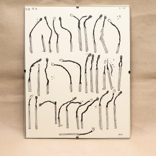 Framed Match Print (31-60) by Kyle Jordan