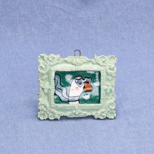 Framed Thelma (Teal) by The Introverted Potter