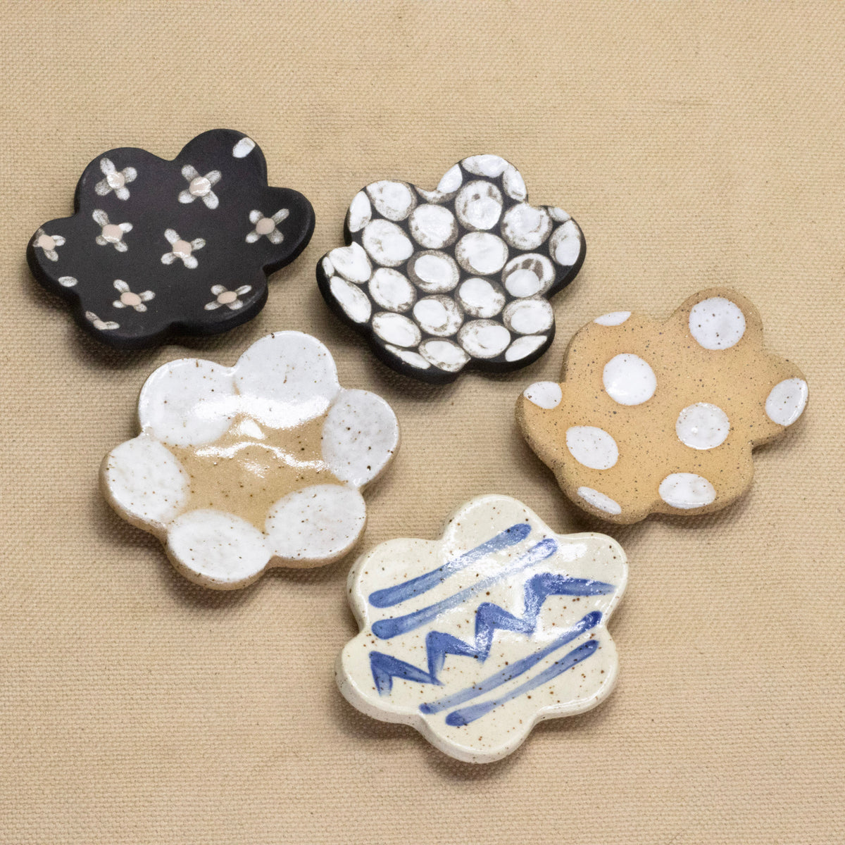 Small Plate Sets by Yuka Nakano