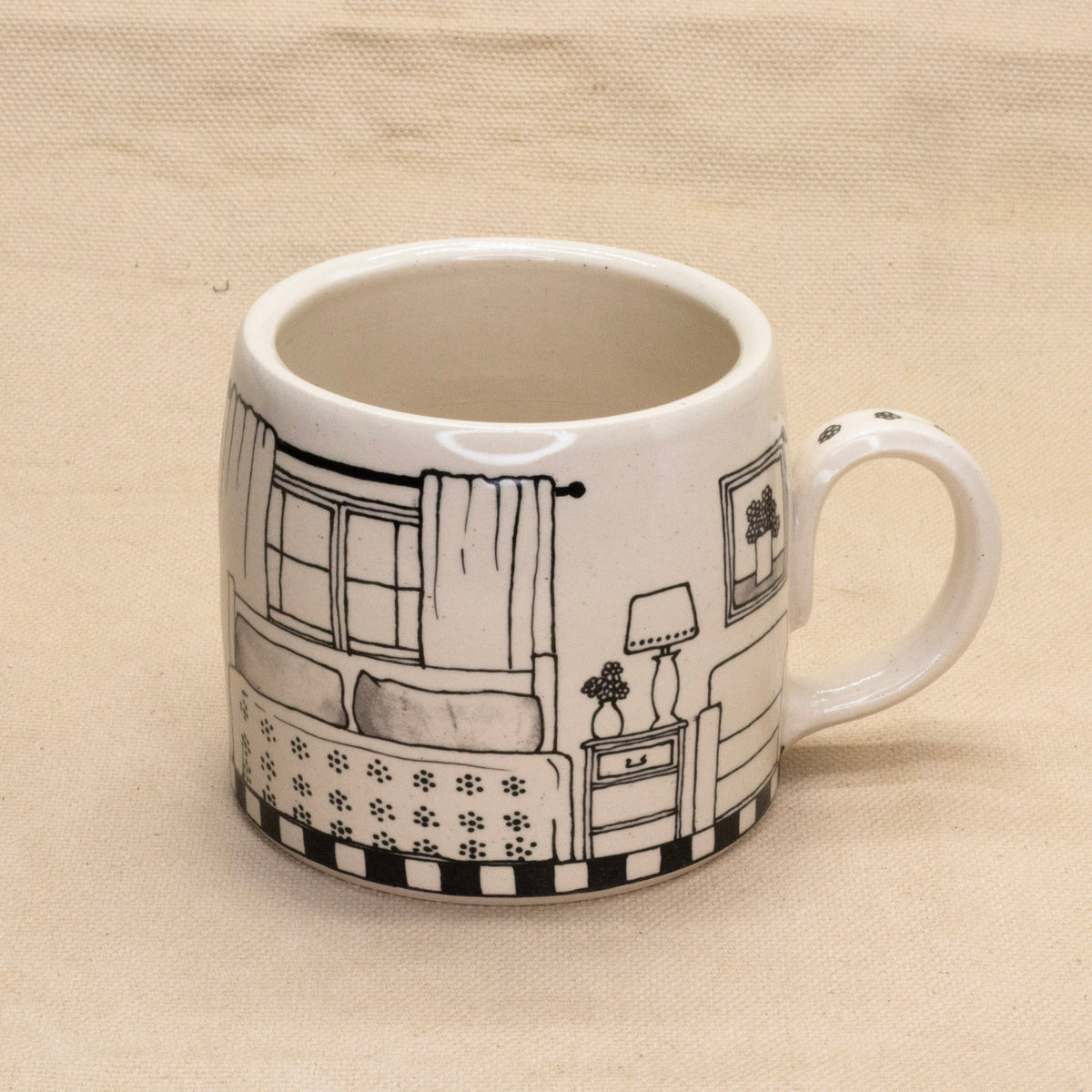 Froggy Fancy Room Mug by Rachel Burns Ceramics