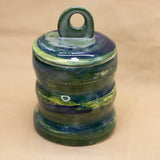 Lidded Jar #1 by Julie Burmeister