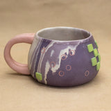 Purple Nerikomi Mugs by Liz Benko