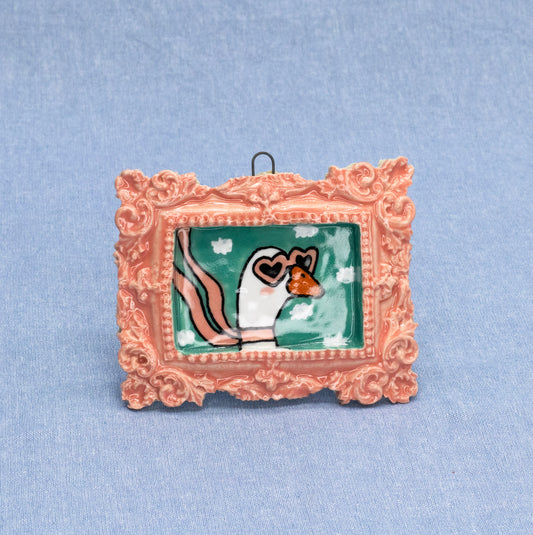 Framed Thelma (Pink) by The Introverted Potter
