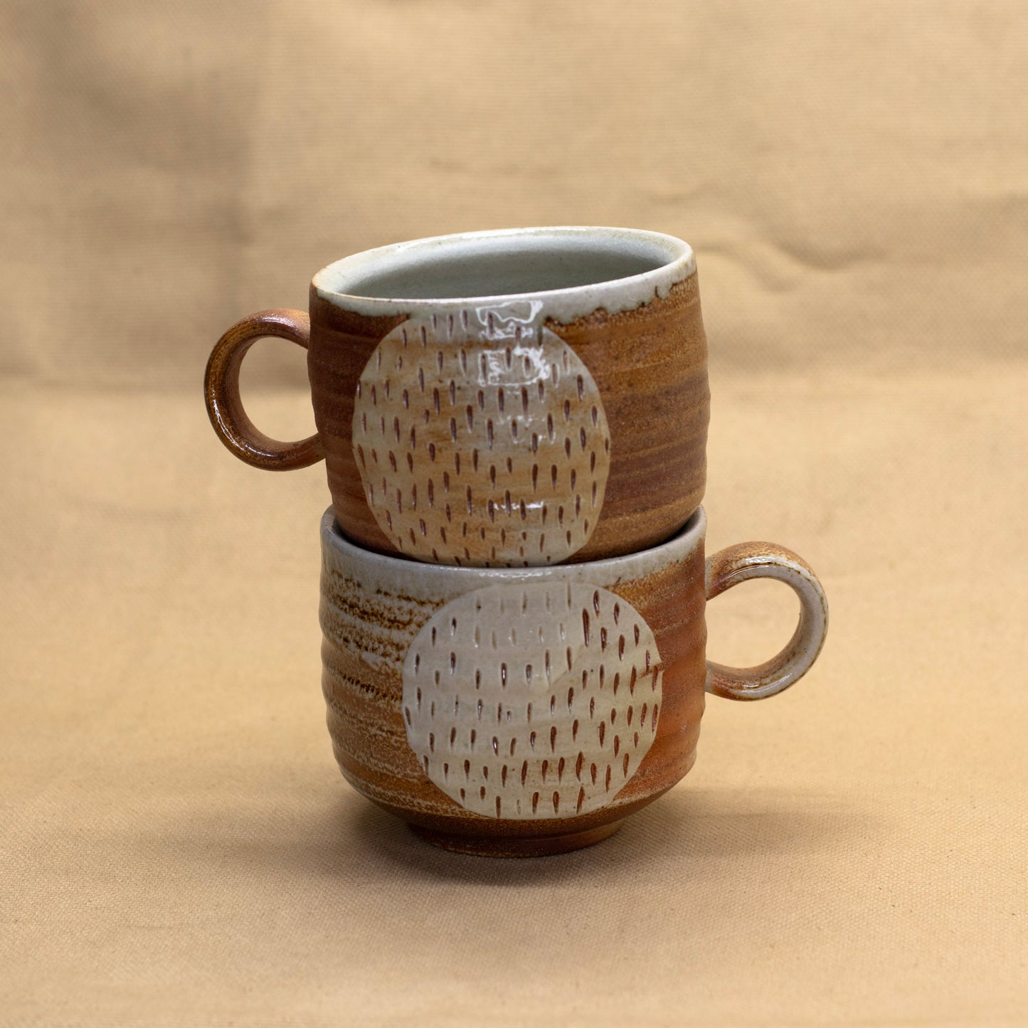 Soda-Fired Solar Mug by Sarah Steininger Leroux