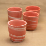 Coral Marbled Cup by Victoria Le