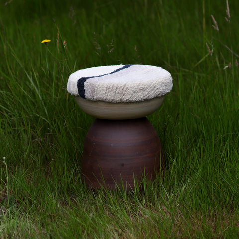 Pedestal Stool by Sarah Steininger Leroux