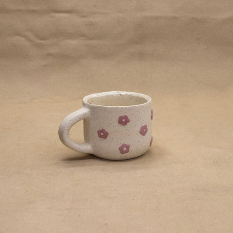 Daisy Mug (Winter: Garnet) by Liz Leong