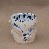 Wheelthrown Candied Porcelain Sipper by Laura Williams