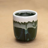 Green & White Mug by Lance Bushore