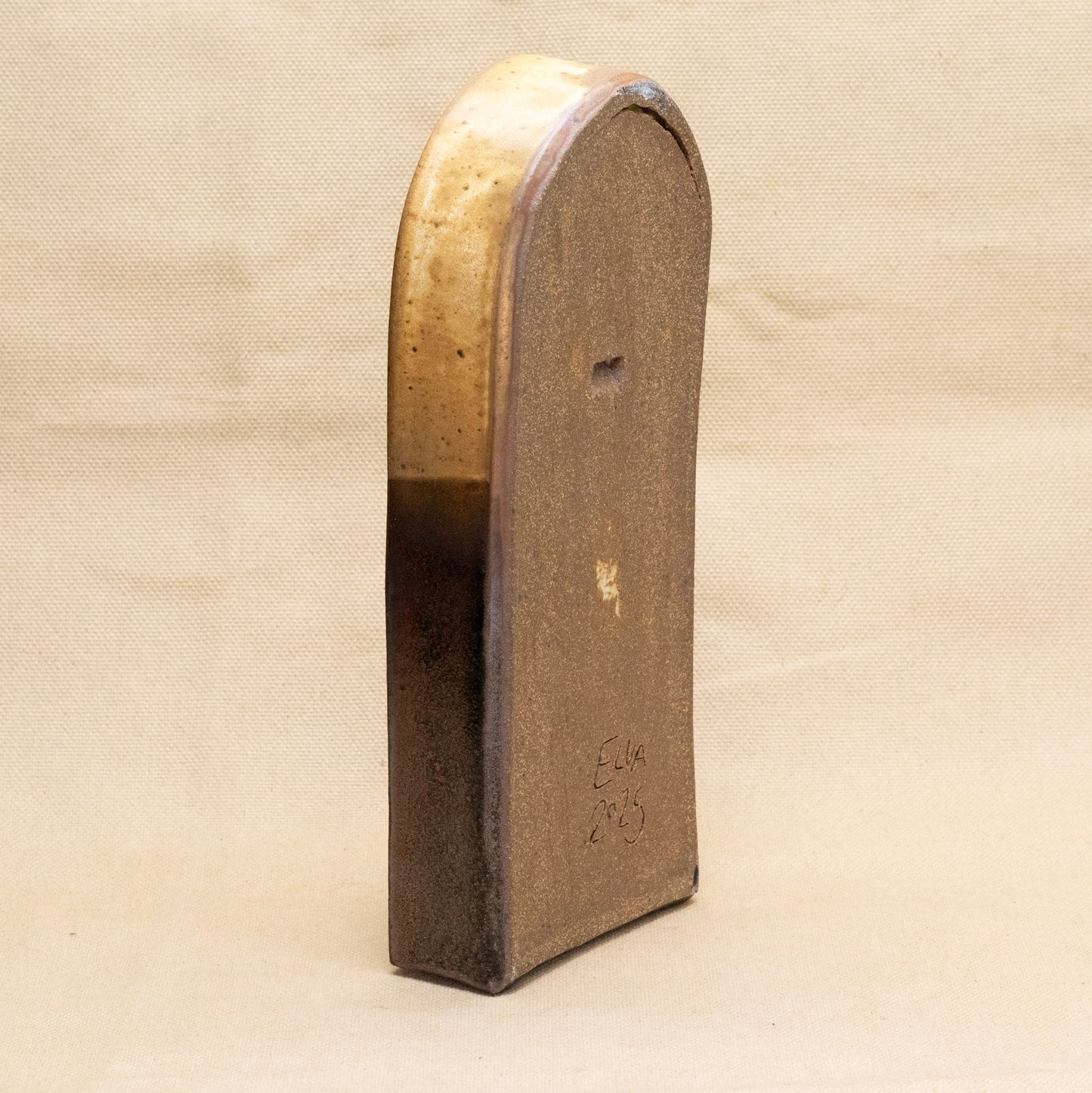Double Cry Eye Shelf by Elva Bennett (second with crack)