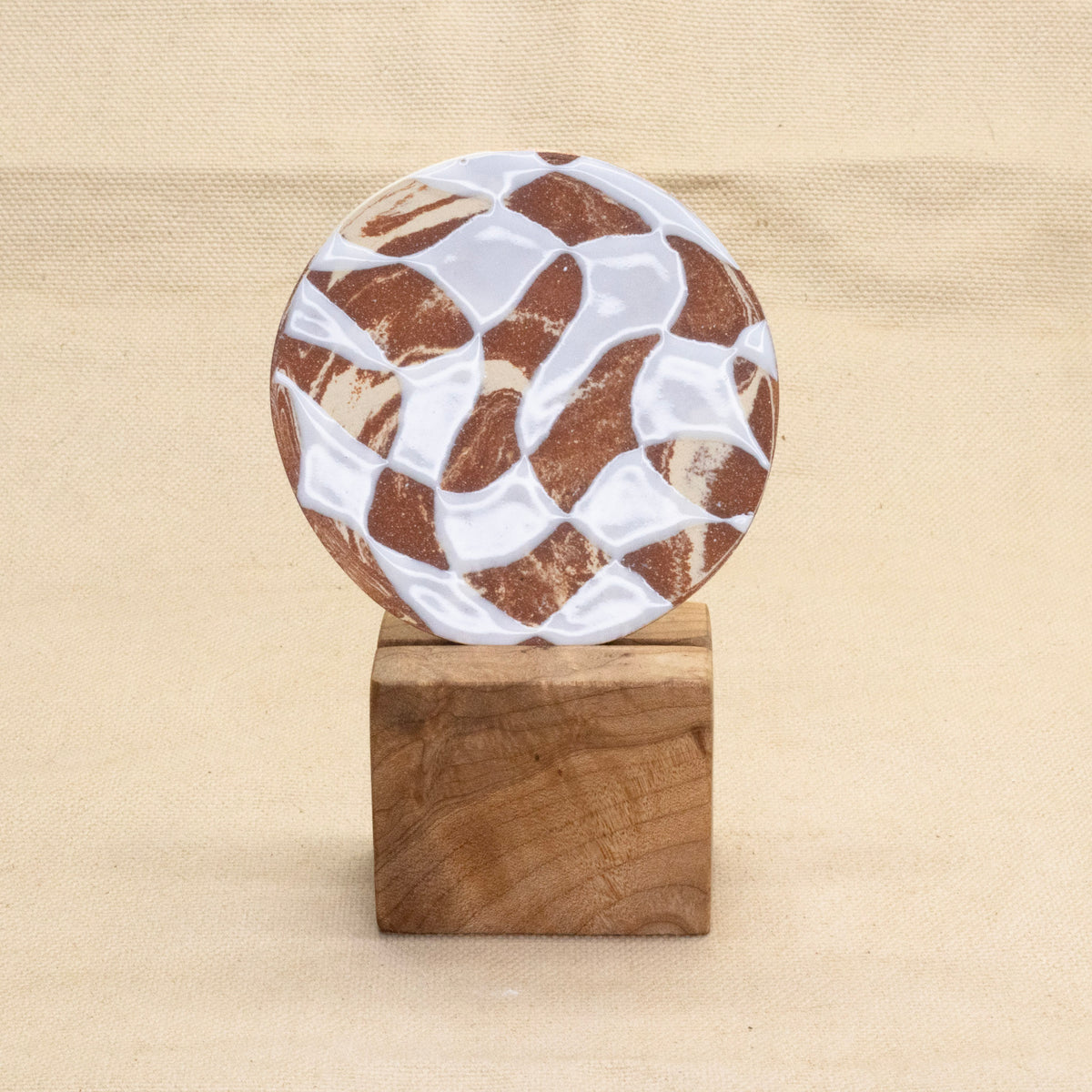 Fridge Magnet (Checkered) by Full Spectrum Ceramics