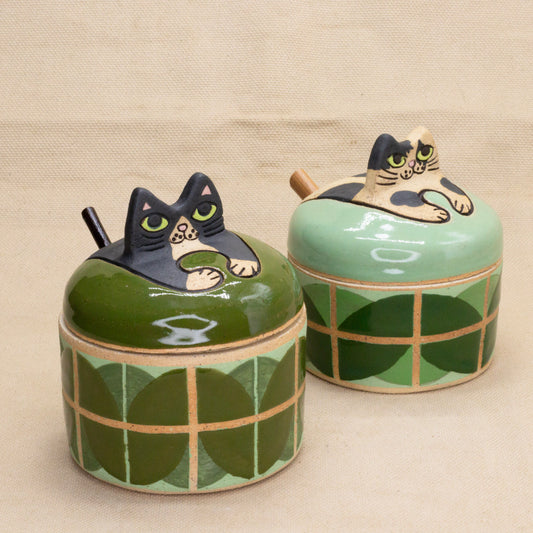 Cat Jars by Yuka Nakano