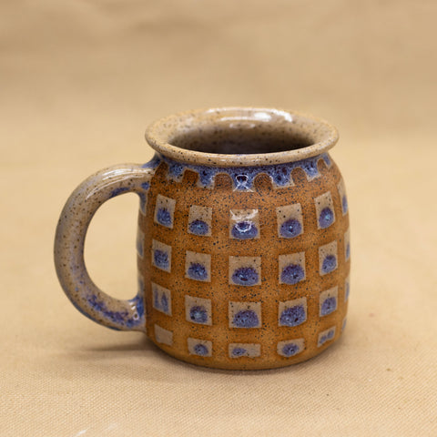 Black Cherry Lattice Flared Mug by Wrecky Designs