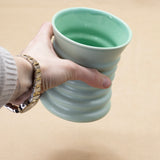 Good Vibe Cup (Turquoise Matte) by Sisters Slipworks