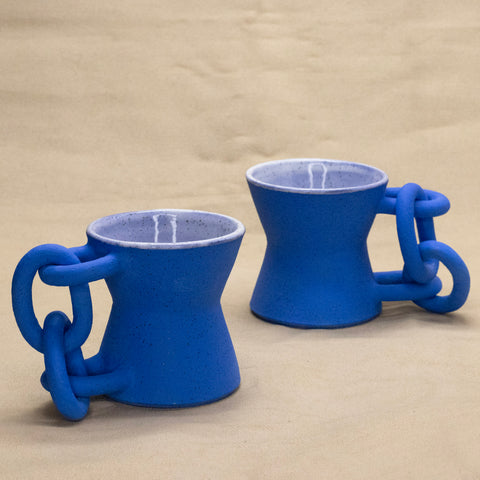Blue Chain Mug by Hunny Spyke
